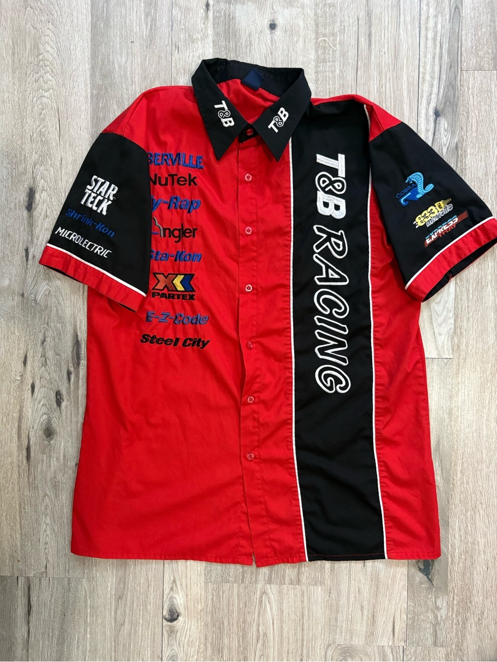 Thomas & Betts T&B racing team sponsor shirt